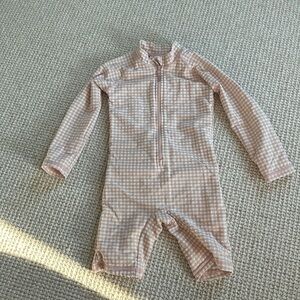Seersucker Gingham Surfsuit (18mths–24mths)